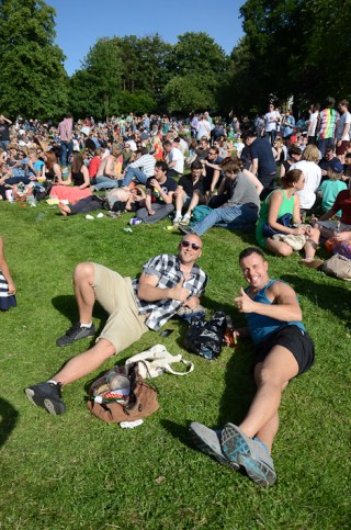 Last year's Overground Festival in Crystal Palace - free fun for all, thanks to generous local sponsors