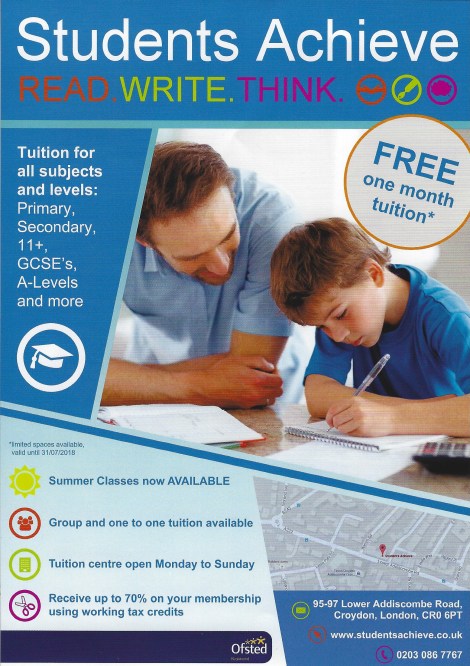 Student Achieve offer