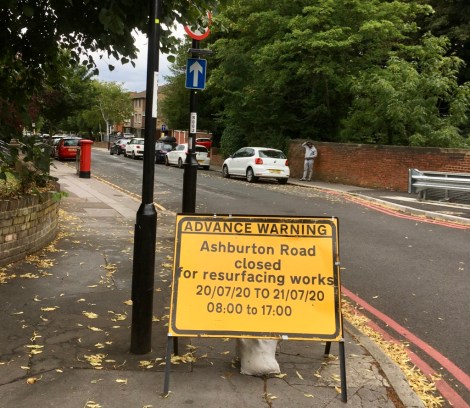 AshburtonRdClosure